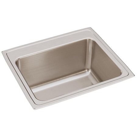 Elkay Lustertone Ss 25 X 22 X 12.1 Single Bowl Drop-In Sink With Quick-Clip DLRQ2522120
